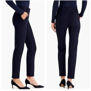 J. Crew Full-length Cameron pant in four-season stretch, navy, size 16